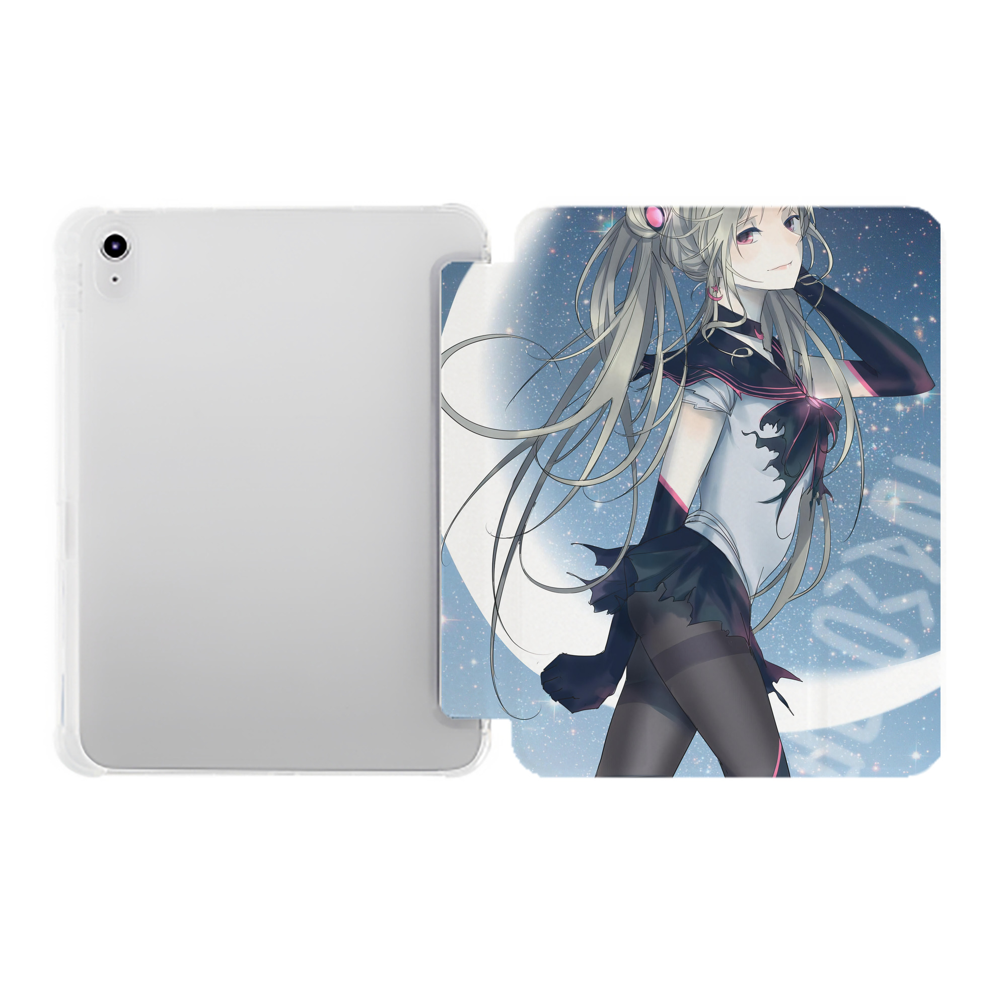 （画像用） 美少女戦士セーラームーン Sailor Moon IPad ケース ペン収納付き 三つ折りスタンド PUレザー×シリコン 対応機種9.5/10.5/10.9インチ